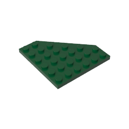 Placa de cuña de 6 x 6 esquinas cortadas-MyGobricksEs