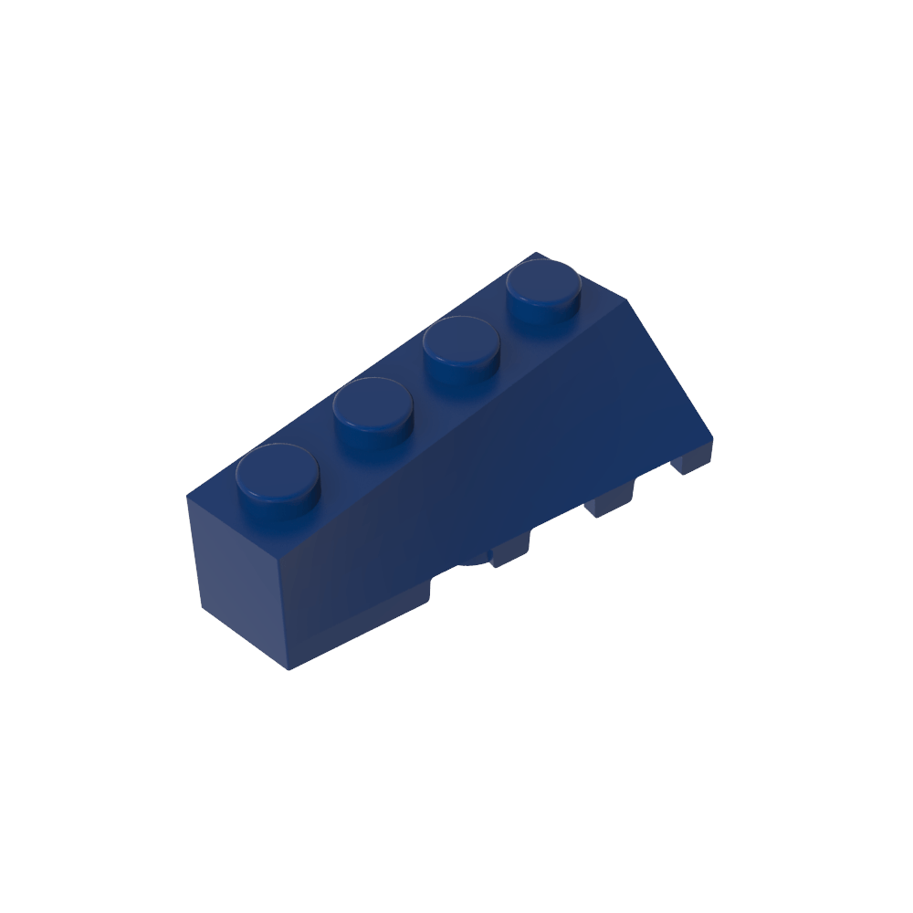 Cuña inclinada 45° 4 x 2 izquierda-MyGobricksEs