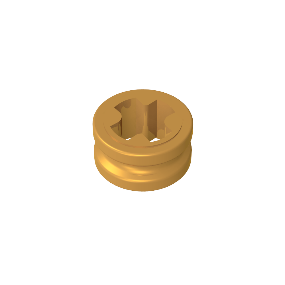Casquillo Technic 1/2 Liso con Orificio para Eje Reducido-MyGobricksEs