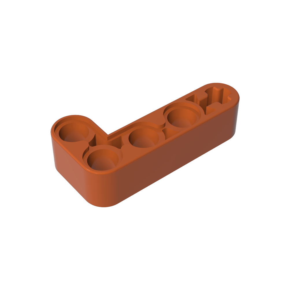 Viga técnica 2 x 4 en forma de L gruesa-MyGobricksEs