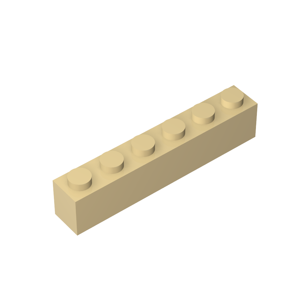 Ladrillo 1 x 6-MyGobricksEs