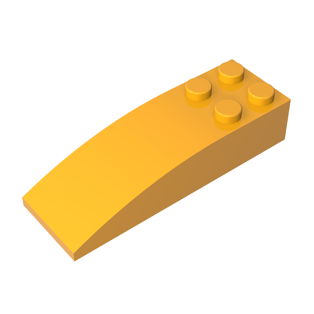 Ladrillo curvo 6 x 2-MyGobricksEs