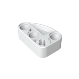 Viga técnica 2 x 3 en forma de L con un cuarto de elipse de espesor-MyGobricksEs