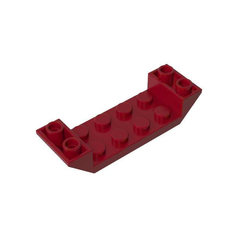 Ladrillos de 2x6 con pendiente lateral inversa de 45°