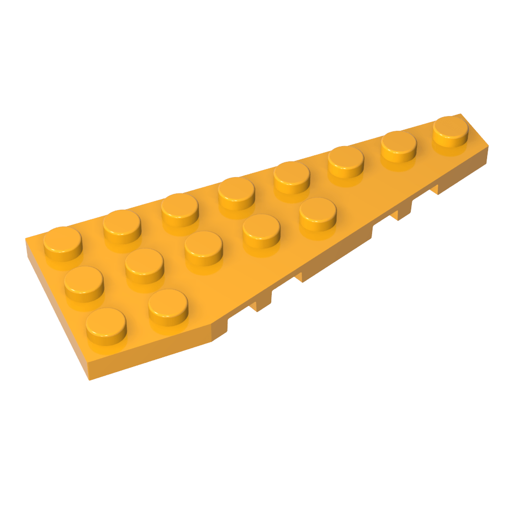 Placa de cuña 8 x 3 derecha-MyGobricksEs