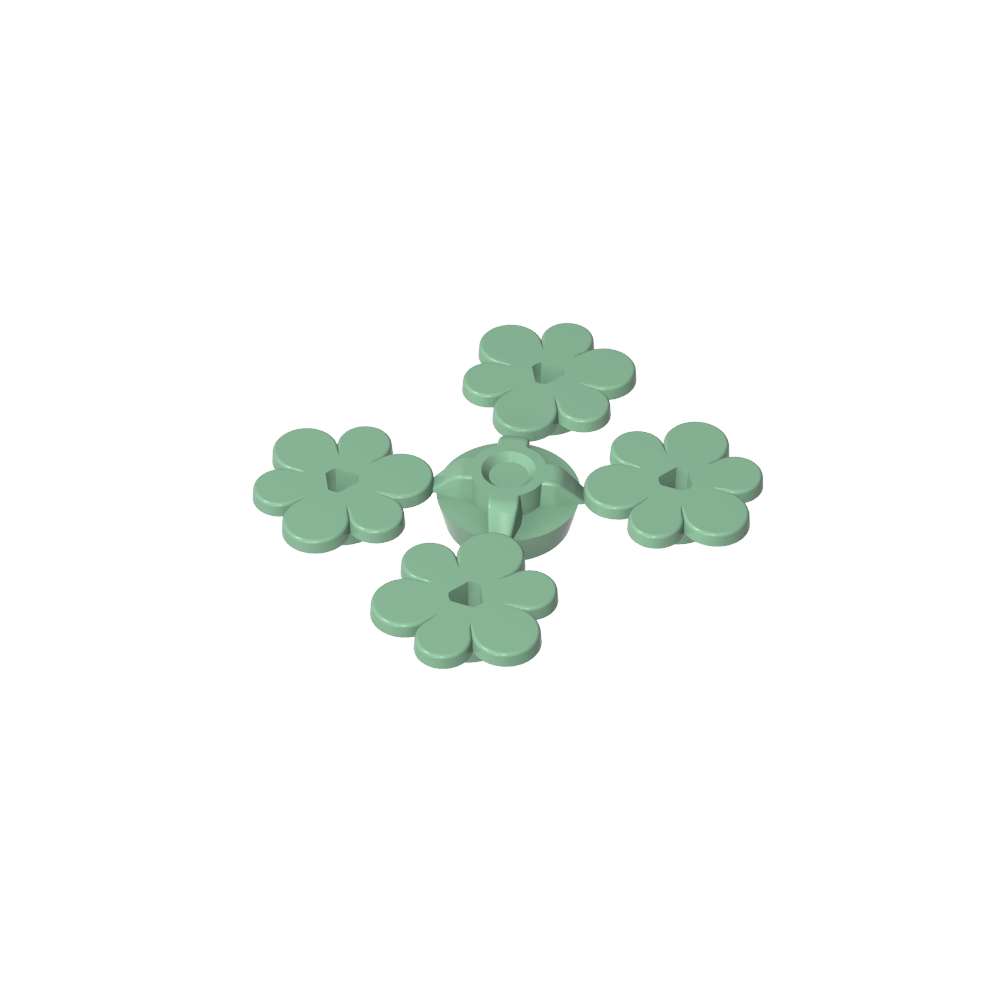 Planta, Flor - Pequeña-MyGobricksEs