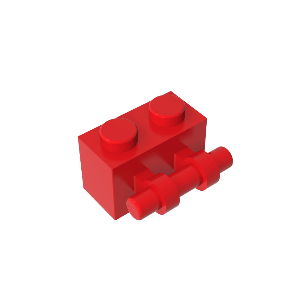 Ladrillo Especial 1 x 2 con Mango-MyGobricksEs