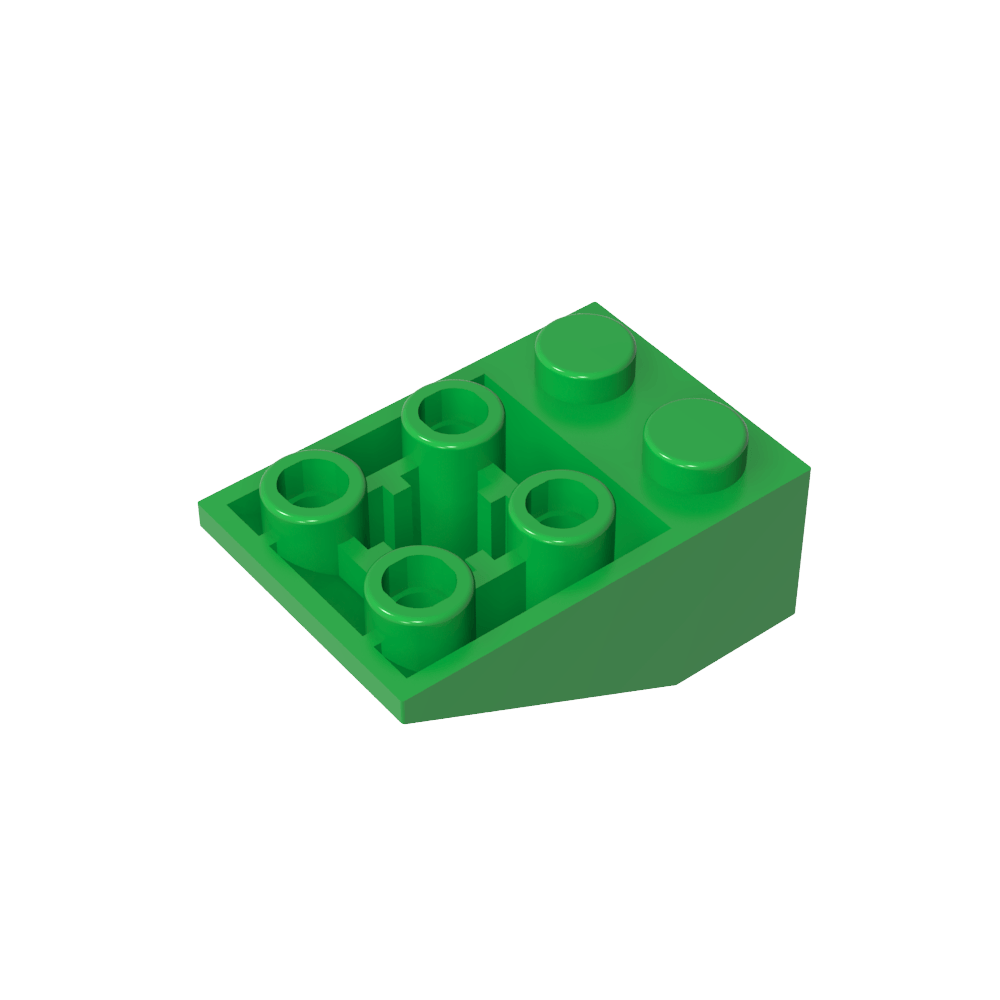 Pendiente invertida 33° 3 x 2 [Sin conexiones entre montantes]-MyGobricksEs