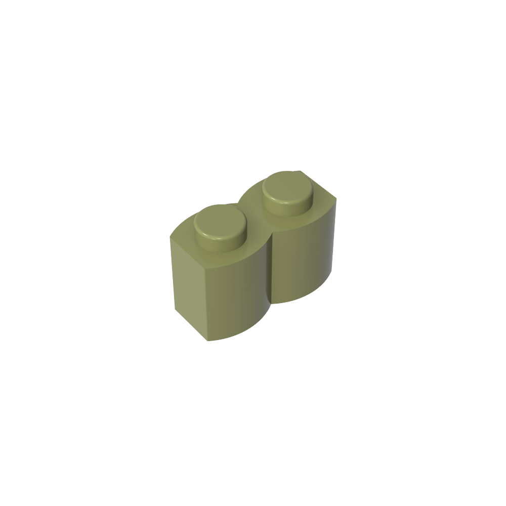 Empalizada especial de ladrillos 1 x 2 [también conocida como tronco]-MyGobricksEs