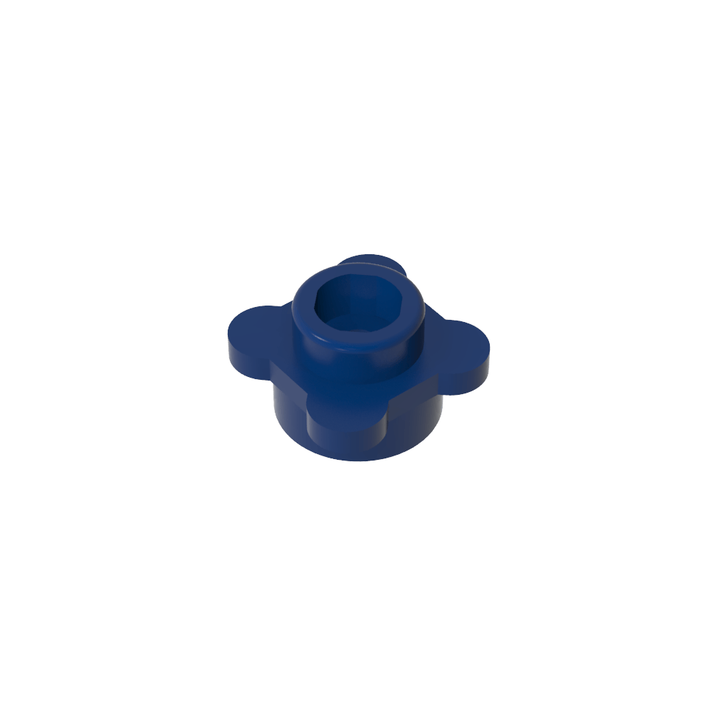 Planta, Flor, Plato Redondo 1 x 1 con 4 Pétalos-MyGobricksEs
