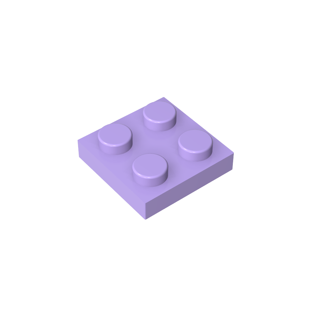 Placa 2 x 2-MyGobricksEs