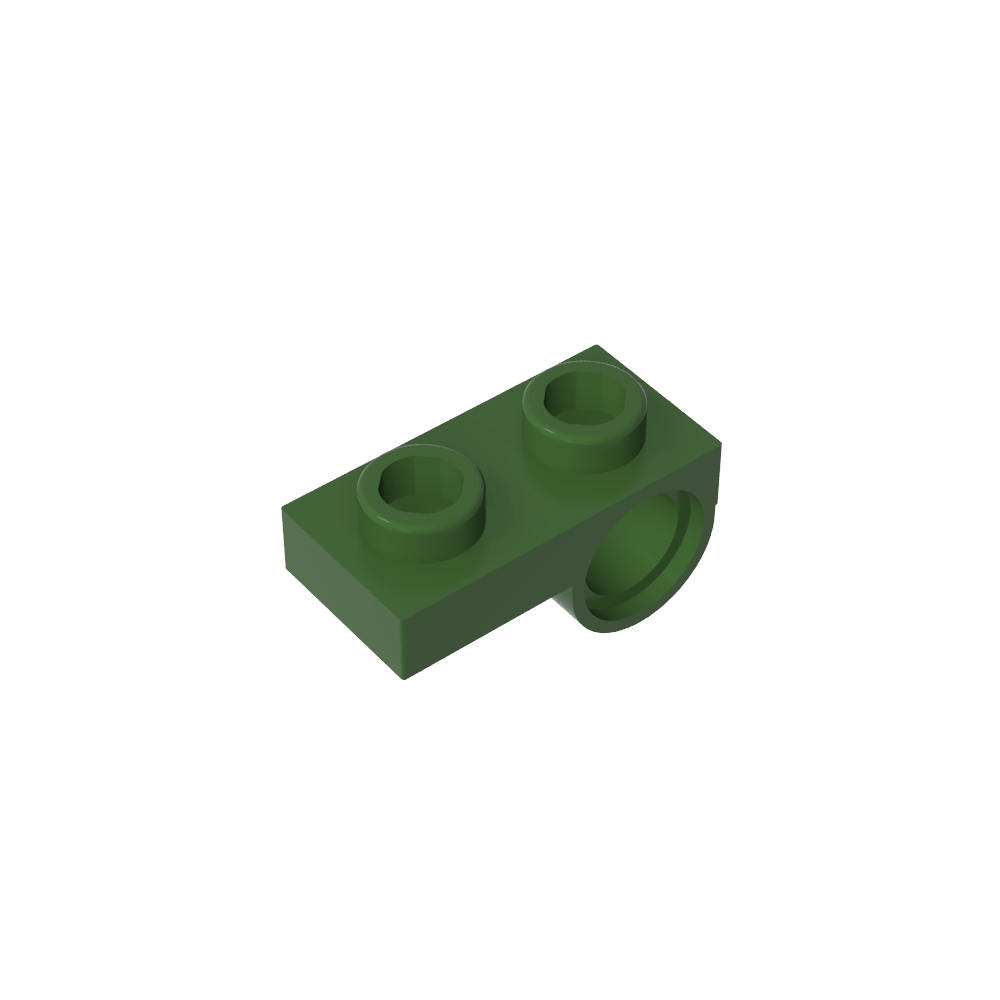 Placa especial 1 x 2 con orificio para pasador-MyGobricksEs