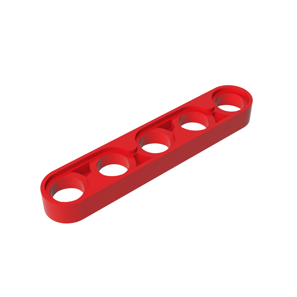 Viga técnica 1 x 5 delgada-MyGobricksEs