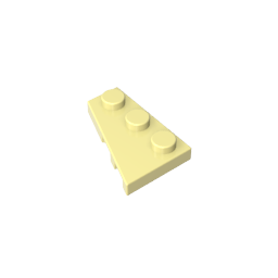 Placa de cuña 3 x 2 izquierda-MyGobricksEs