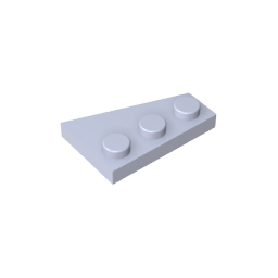 Placa de cuña 3 x 2 izquierda-MyGobricksEs