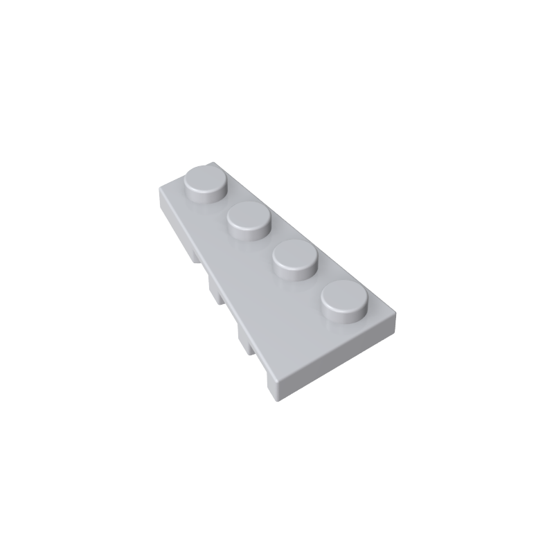 Placa de cuña 4 x 2 izquierda-MyGobricksEs