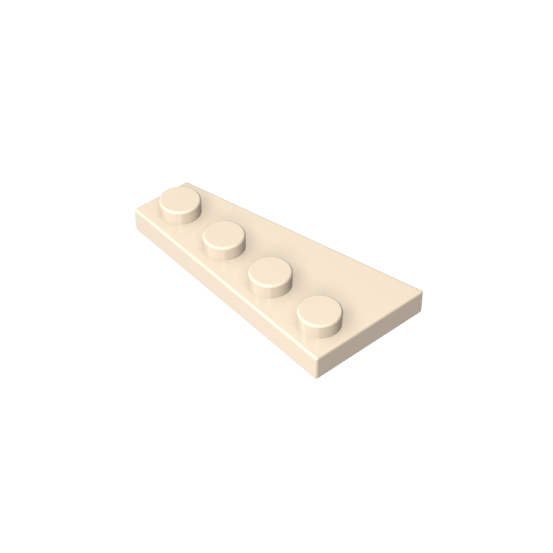 Placa de cuña 4 x 2 derecha-MyGobricksEs