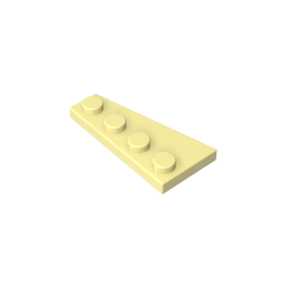 Placa de cuña 4 x 2 derecha-MyGobricksEs