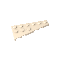 Placa de cuña 6 x 3 derecha-MyGobricksEs