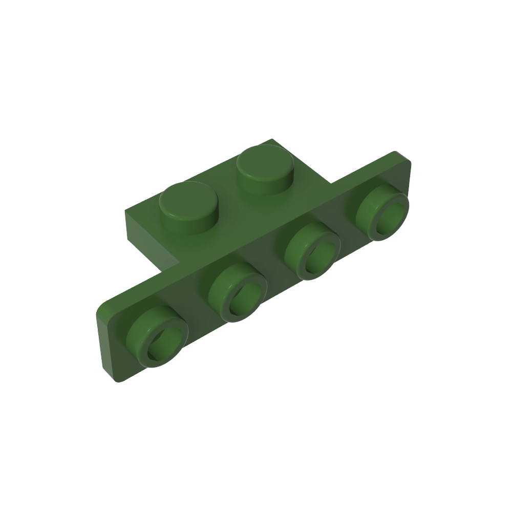 Soporte 1 x 2 - 1 x 4 [Esquinas redondeadas]-MyGobricksEs