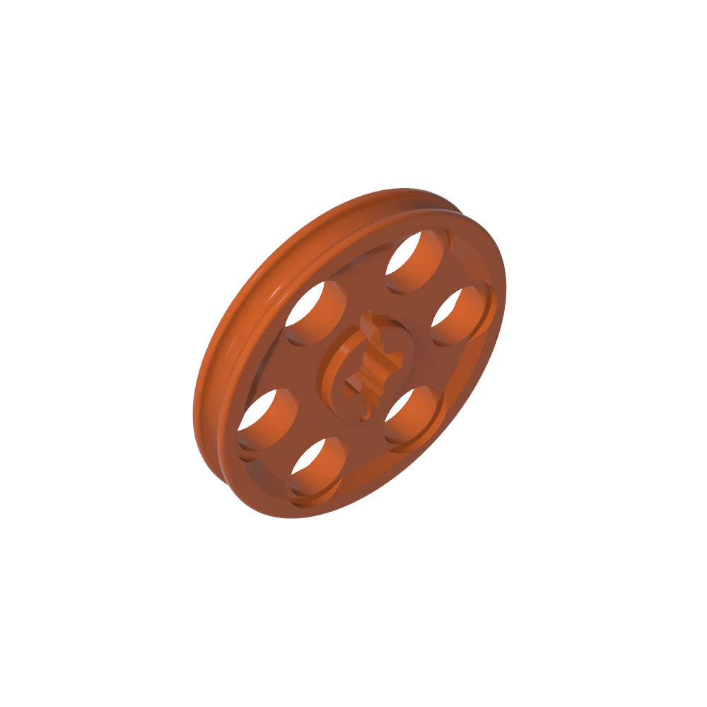 Rueda de correa de cuña Technic [también conocida como polea]-MyGobricksEs