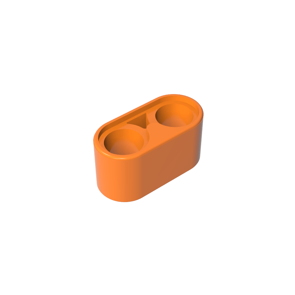 Viga técnica de 1 x 2 de espesor-MyGobricksEs