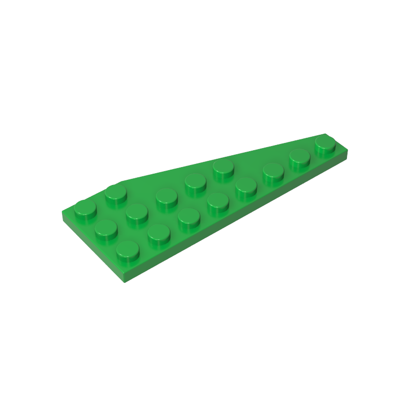Placa de cuña 8 x 3 izquierda-MyGobricksEs
