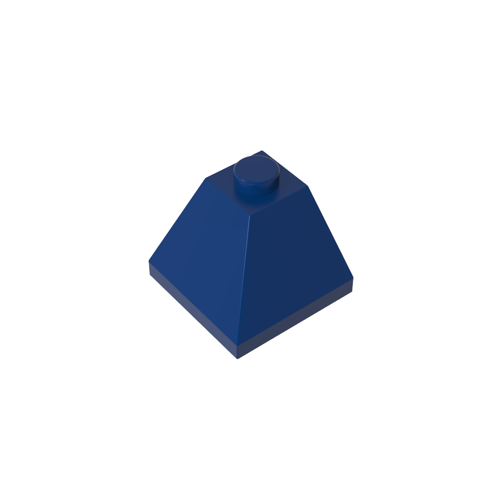 Pendiente 45° 2 x 2 Doble Convexa-MyGobricksEs