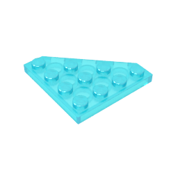 Placa de cuña de 4 x 4 con esquina cortada-MyGobricksEs