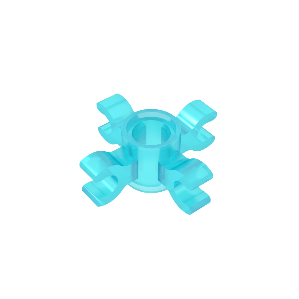 Conector Technic Pin Redondo con 4 Clips-MyGobricksEs