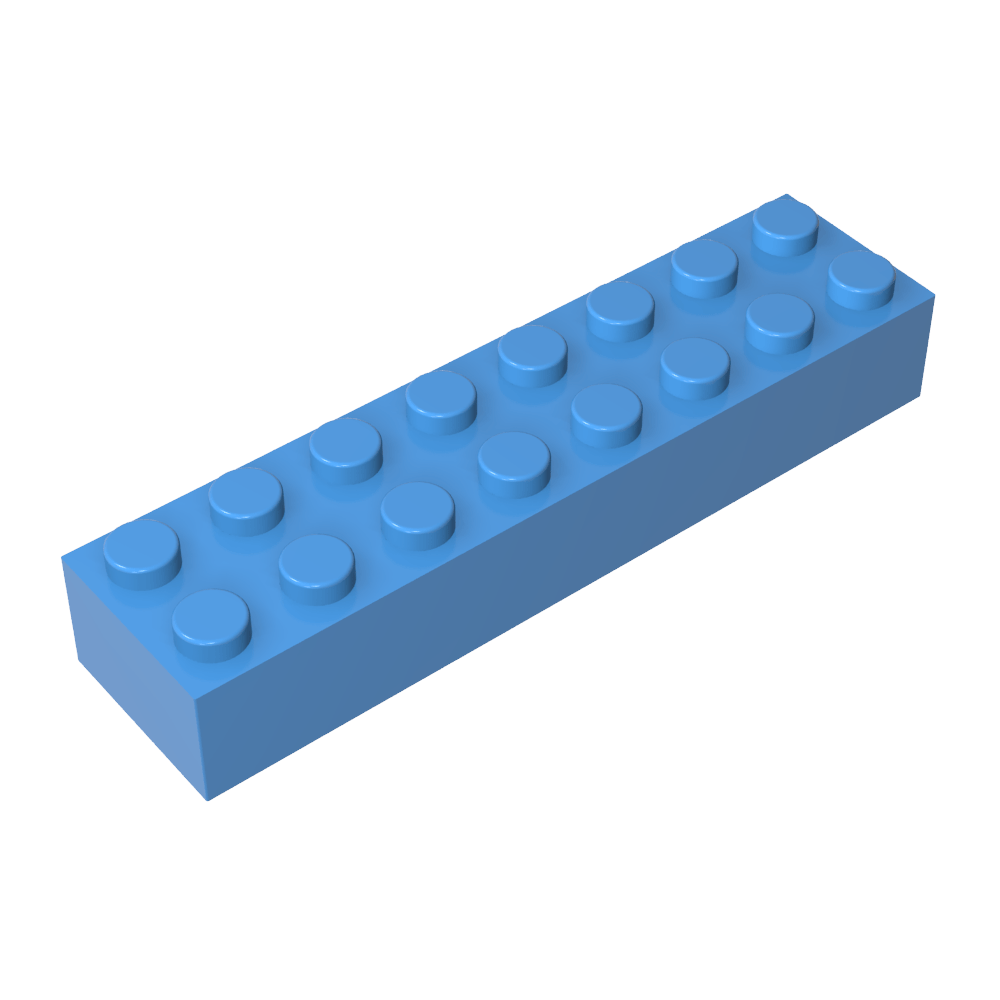 Ladrillo 2 x 8-MyGobricksEs