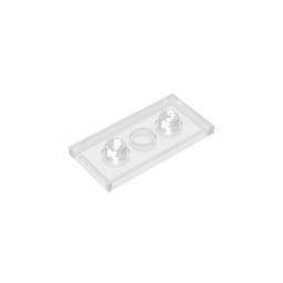 Placa especial 2 x 4 con ranura y dos pernos centrales (puente)-MyGobricksEs