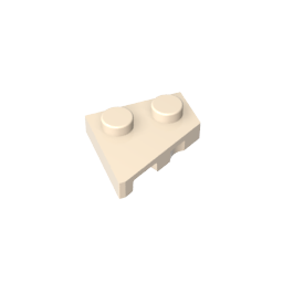 Placa de cuña 2 x 2 derecha-MyGobricksEs