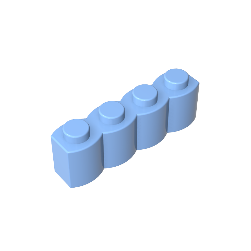 Empalizada especial de ladrillos de 1 x 4 [también conocida como tronco]-MyGobricksEs