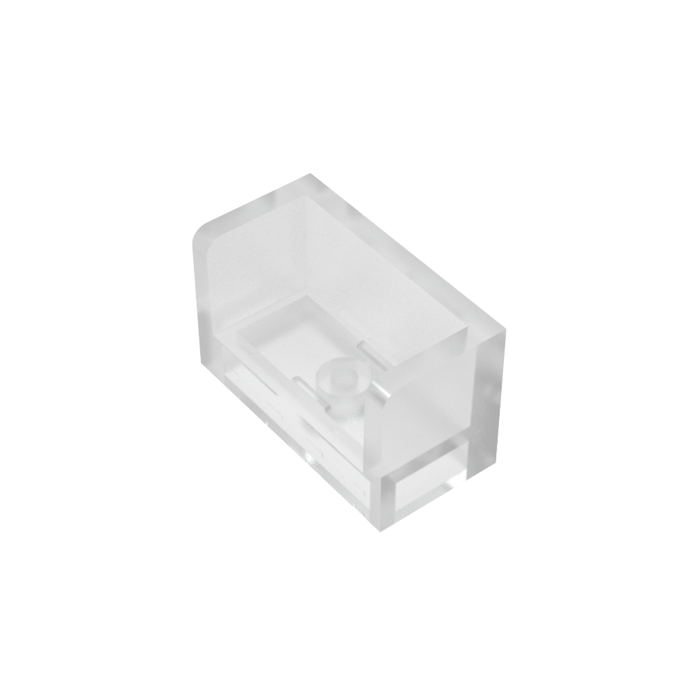 Panel 1 x 2 x 1 con esquinas redondeadas y 2 lados-MyGobricksEs