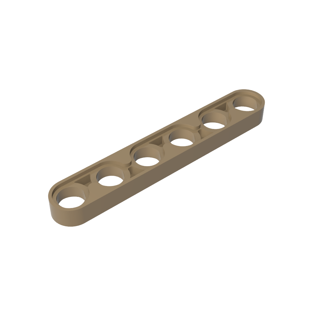 Viga técnica 1 x 6 delgada-MyGobricksEs