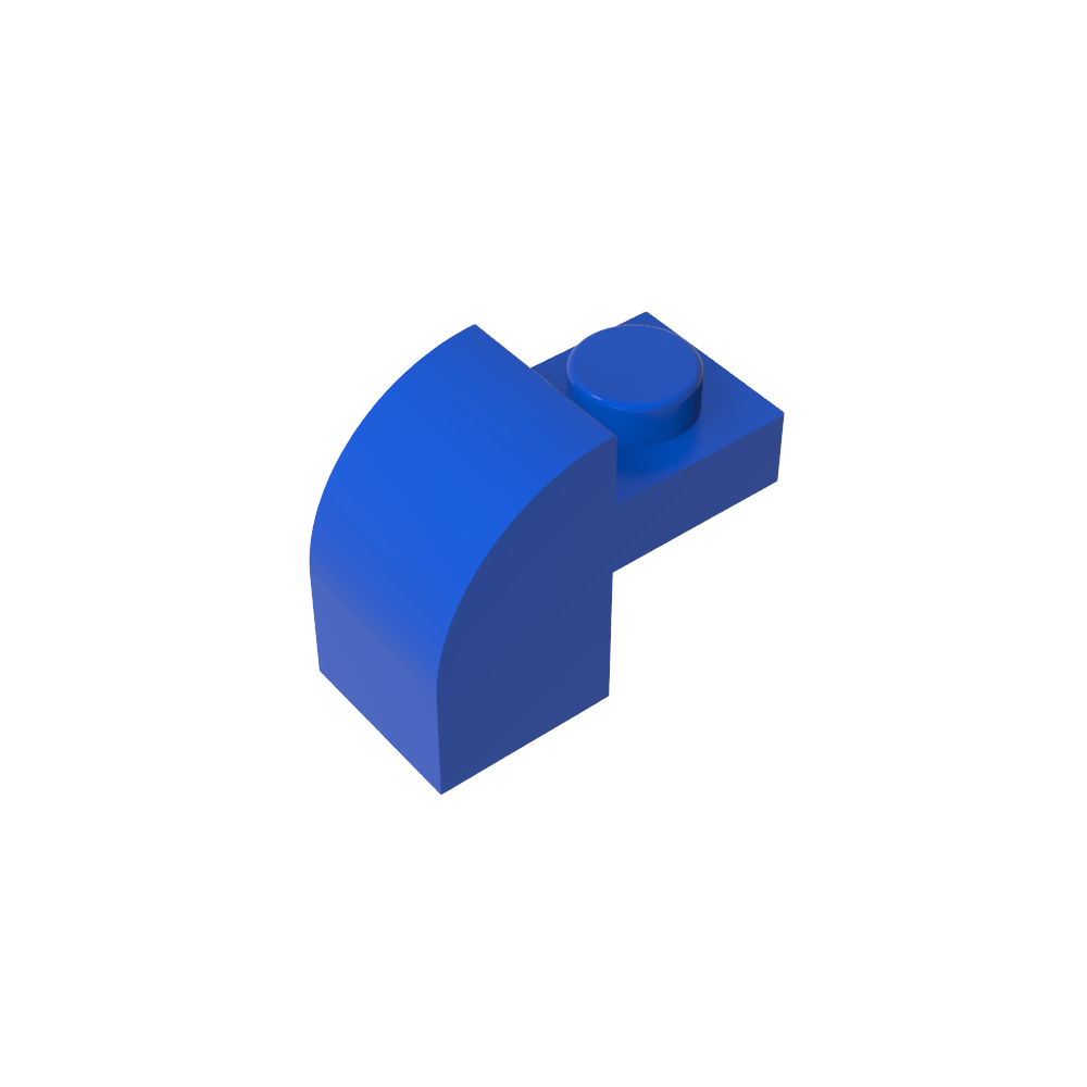 Ladrillo curvo 1 x 2 x 1 1/3 con parte superior curva-MyGobricksEs