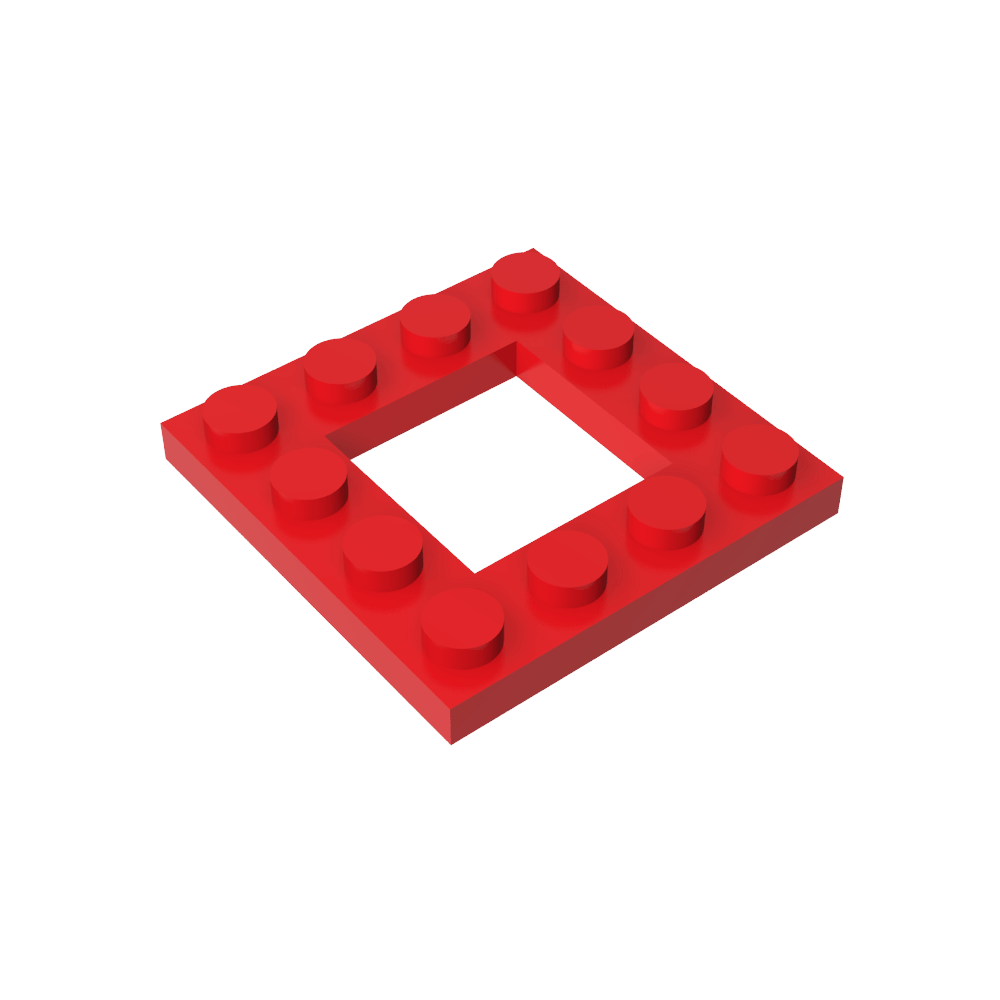 Placa especial 4 x 4 con recorte 2 x 2-MyGobricksEs