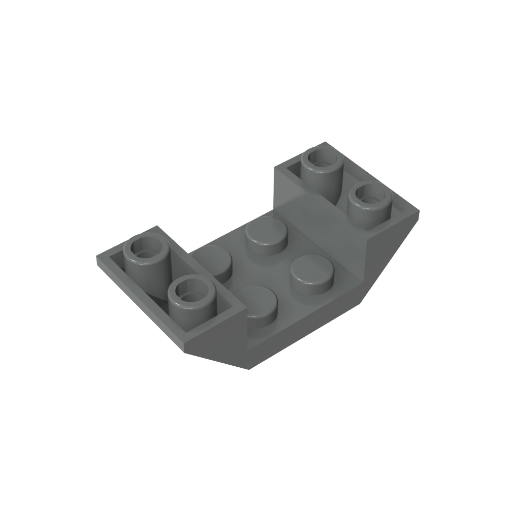 Pendiente Invertida 45° 4 x 2 Doble-MyGobricksEs