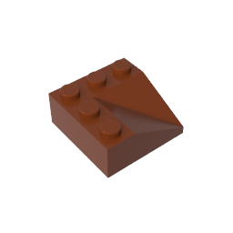 Pendiente 33° 3 x 3 Doble Cóncavo-MyGobricksEs