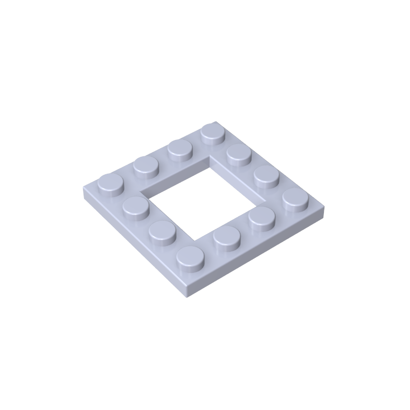 Placa especial 4 x 4 con recorte 2 x 2-MyGobricksEs