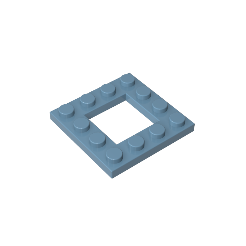 Placa especial 4 x 4 con recorte 2 x 2-MyGobricksEs