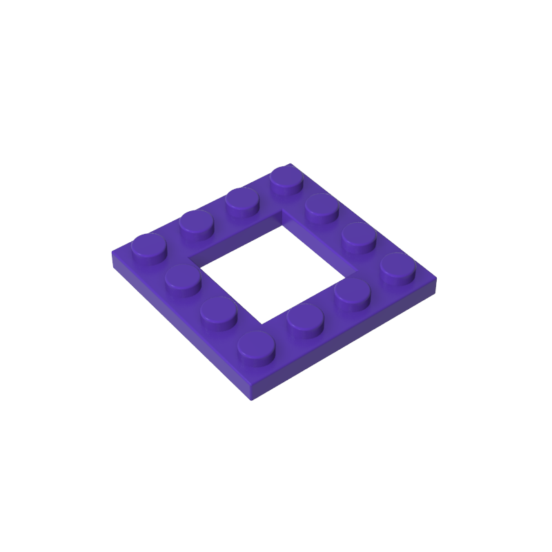 Placa especial 4 x 4 con recorte 2 x 2-MyGobricksEs