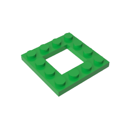 Placa especial 4 x 4 con recorte 2 x 2-MyGobricksEs