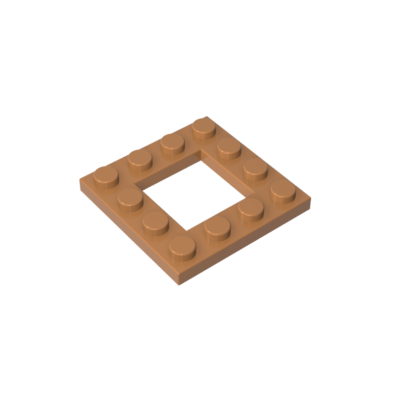 Placa especial 4 x 4 con recorte 2 x 2-MyGobricksEs