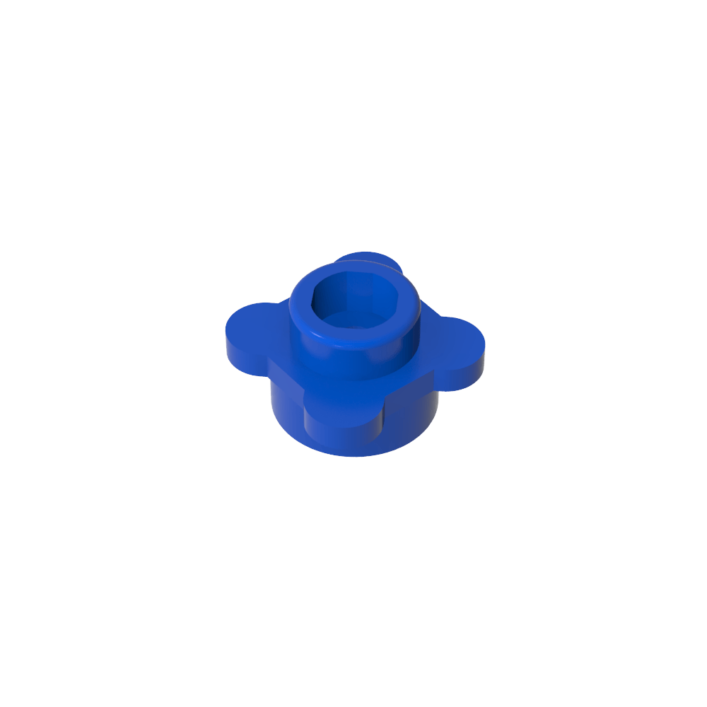 Planta, Flor, Plato Redondo 1 x 1 con 4 Pétalos-MyGobricksEs