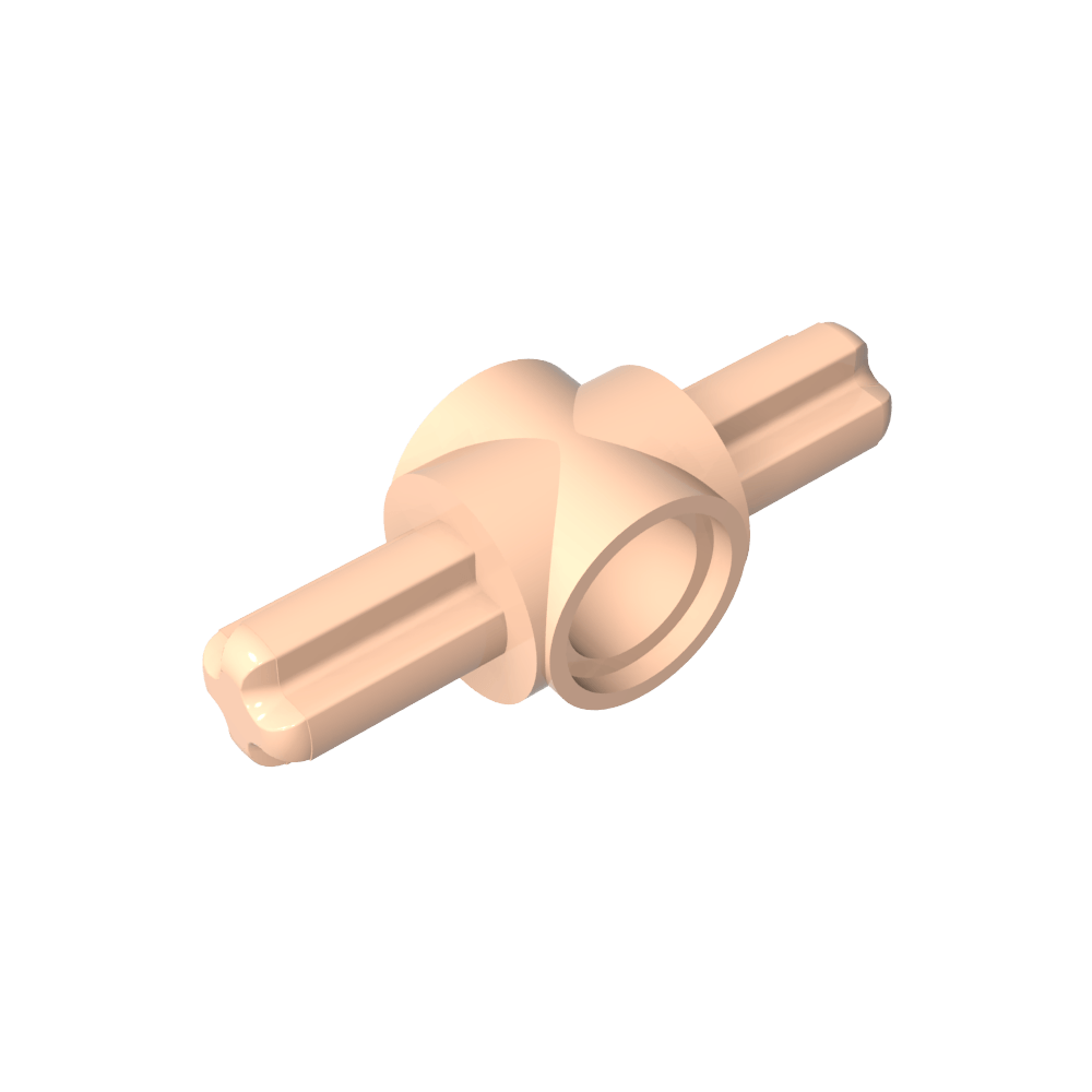 Conector Technic Pin Hub con 2 ejes-MyGobricksEs