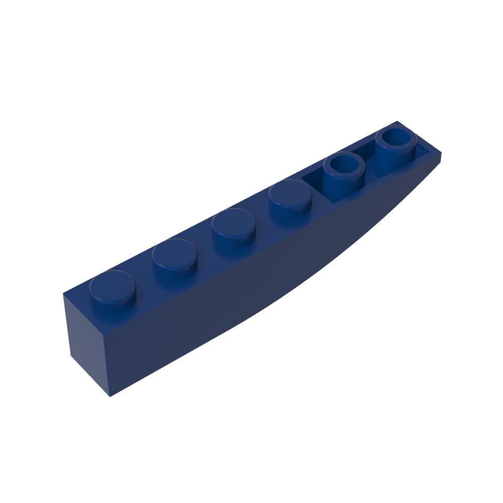 Ladrillo Curvo 6 x 1 Invertido-MyGobricksEs