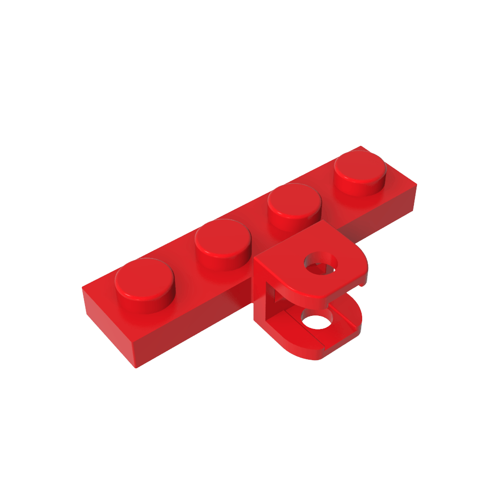 Placa Especial 1 x 4 con Enlace de Acoplamiento Doble-MyGobricksEs
