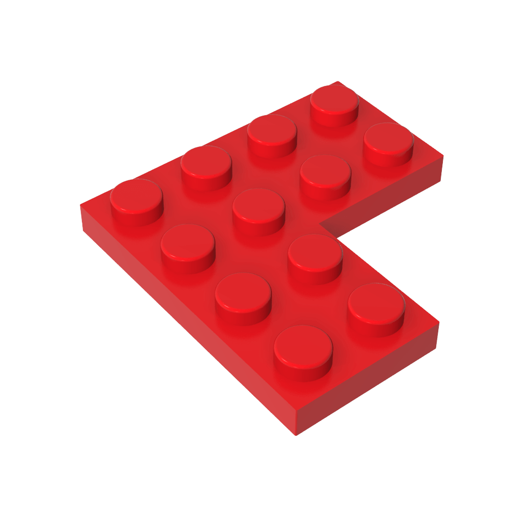 Placa 4 x 4 Esquina-MyGobricksEs